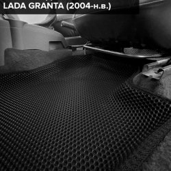 3D коврики EVA с бортами Lada Granta седан, лифтбек (2011-2018)
