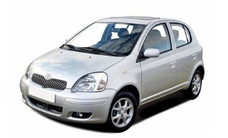 2D коврики EVA в салон и багажник  на Toyota Yaris I 3D/5D FWD (1999-2003)