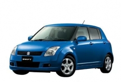 2D коврики EVA в салон  на Suzuki Swift III, правый руль (2004-2010)