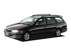 2D коврики EVA в салон  на Toyota Caldina T21x, правый руль (1997-2002)