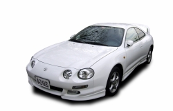 2D коврики EVA в салон  на Toyota Celica VI T200 левый руль, перекидыш (1993-1999)