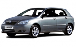 2D коврики EVA в салон  на Toyota Corolla IX E120 5D хетчбек, левый руль (2000-2006)