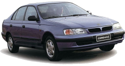 2D коврики EVA в салон  на Toyota Carina E седан (1992-1998)