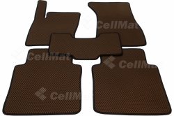 2D коврики EVA в салон  на Audi A8 D3 Long (2002-2010)