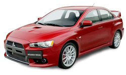 2D коврики EVA в салон  на Mitsubishi Lancer Evolution X (2007-2016)