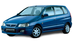 2D коврики EVA в салон  на Mitsubishi Space Star (1998-2005)