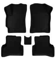 3D коврики EVA с бортами в салон  на Kia Rio II седан, хэтчбек (2005-2011)