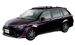 2D коврики EVA в салон и багажник  на Toyota Corolla Fielder XI E160 4WD, правый руль (2012-н.в)