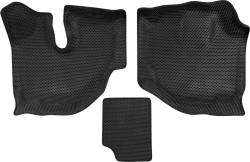 3D коврики EVA с бортами в салон  на КАМАЗ КОМПАС 9 (2022-н.в)